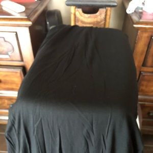 Soft Black full skirt